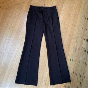 Zara Dark Brown Wide Leg Dress Pants